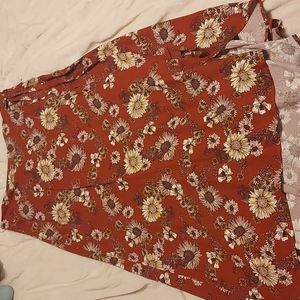 New Long Sunflower Skirt